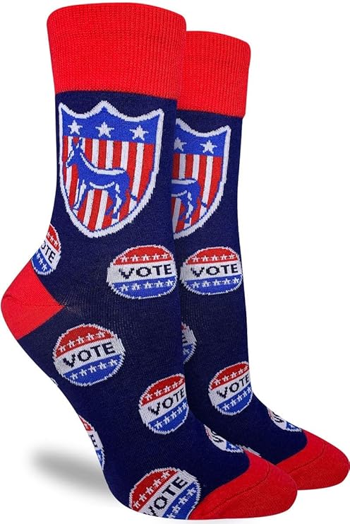 good luck sock 女式美国国旗袜子,成人